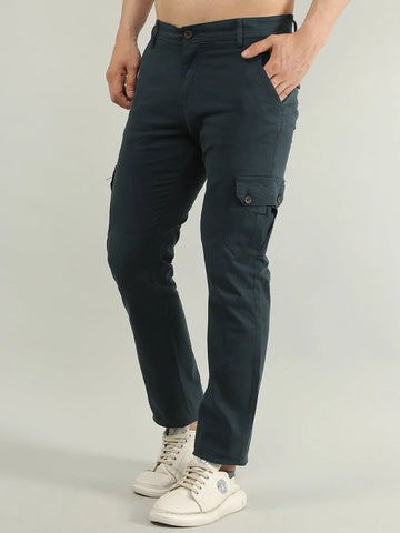 Navy Regular Fit Cargo TIM PARIS