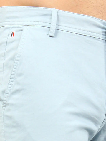 Sky Blue Regular Fit Cargo TIM PARIS