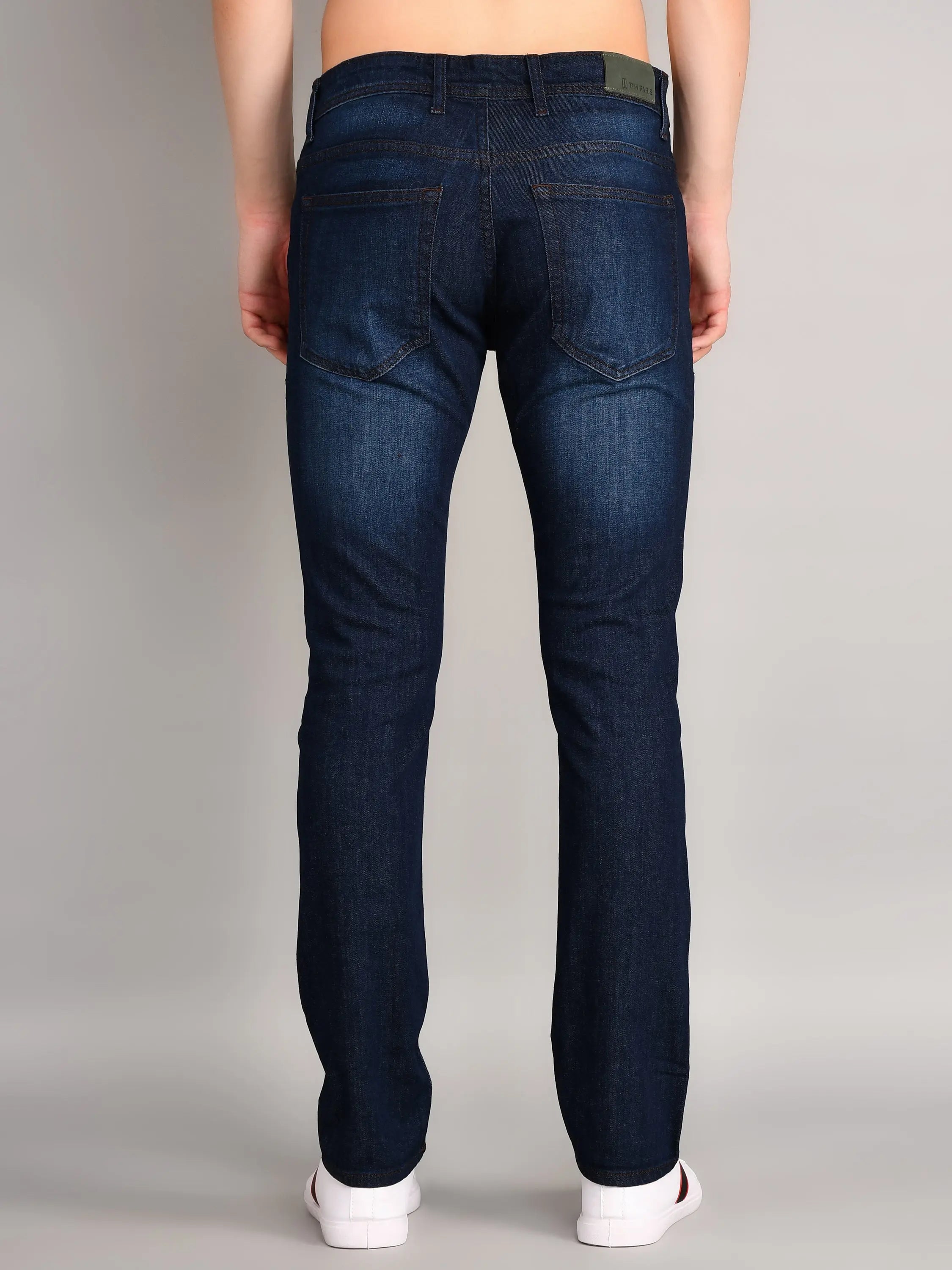 Dark Indigo Ferdinand Slim Tapered Jeans TIM PARIS