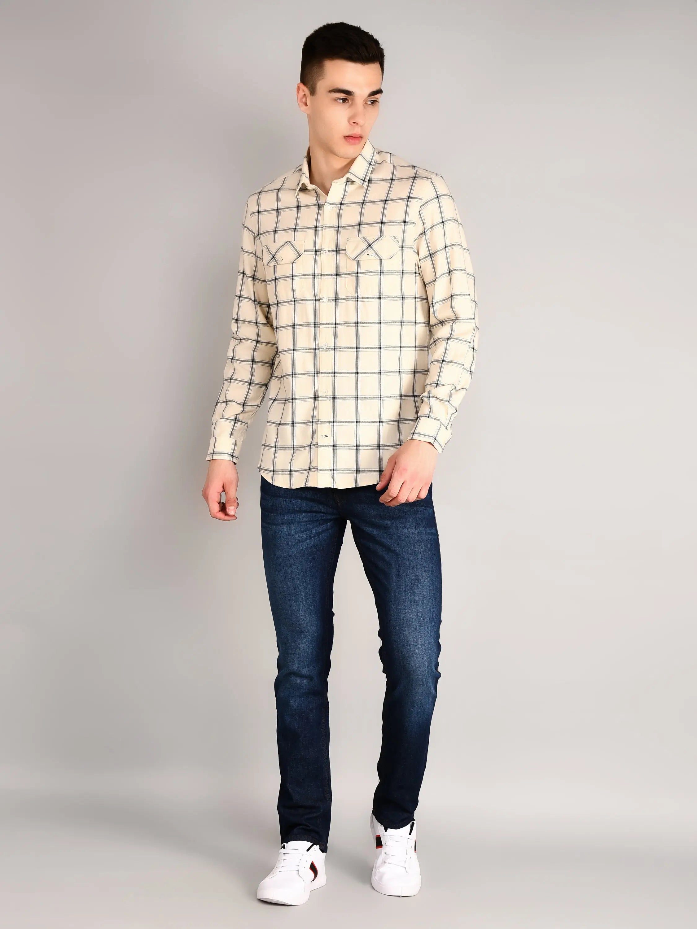 Dark Indigo Ferdinand Slim Tapered Jeans TIM PARIS
