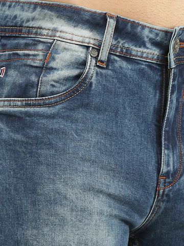 Light Indigo Ferdinand Slim Tapered Fit Jeans Tim Paris