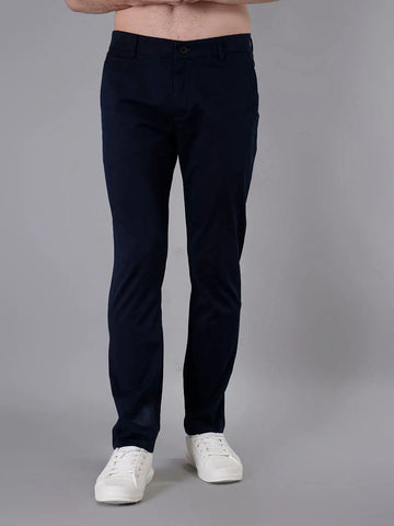 Navy Blue Classic Chinos Tim Paris