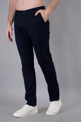 Navy Blue Classic Chinos