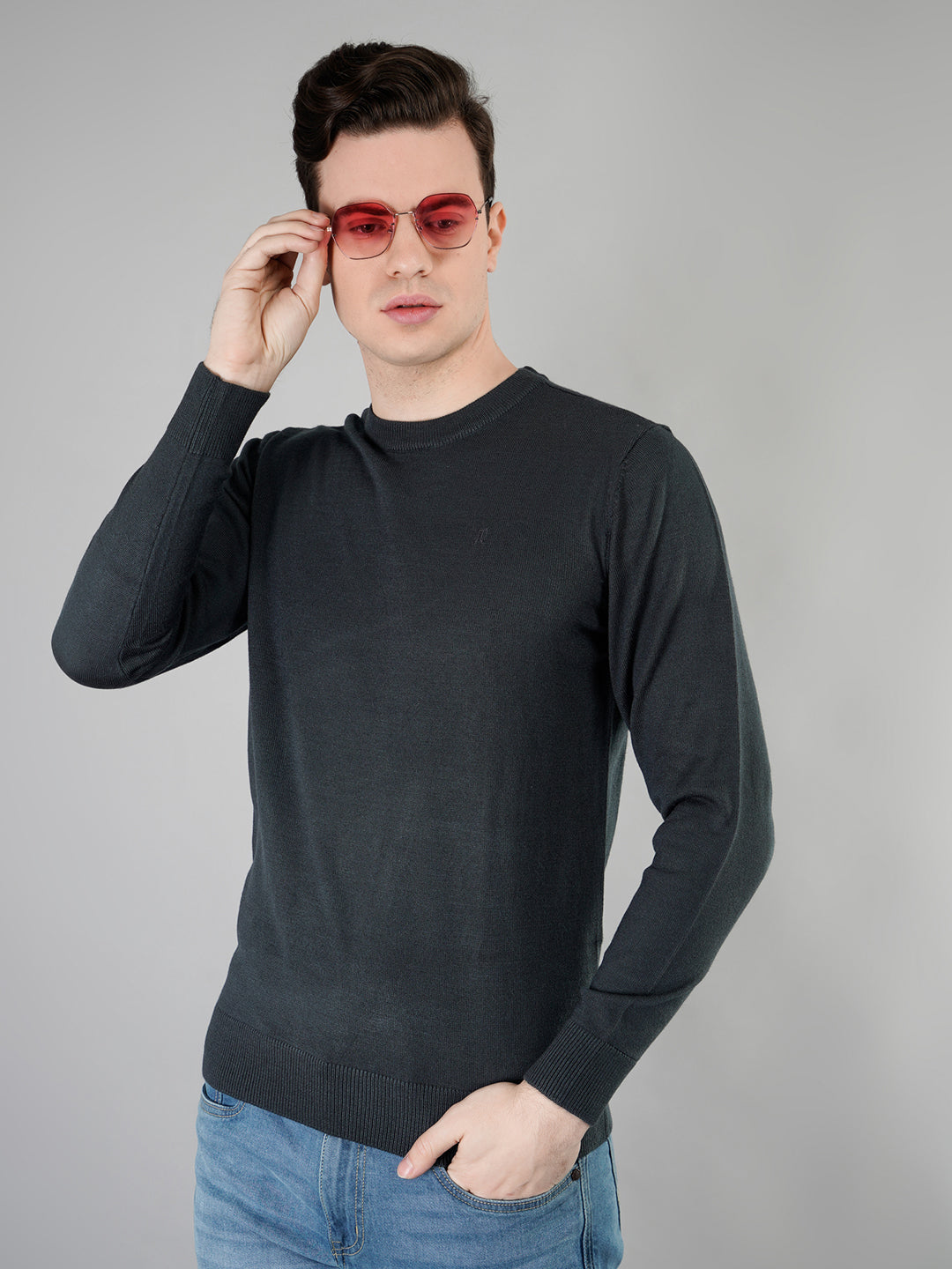 Solid Pullover for Men