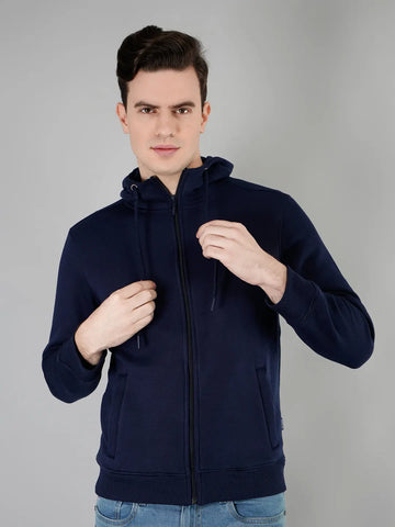 Dress Blue Zipper Hoodie Tim Paris