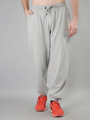 Grey Melange Relaxed Fit Joggers