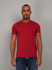 Scooter Red Printed T-Shirt