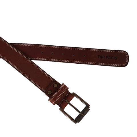 Light Brown Leather Belt For Men Tim Paris