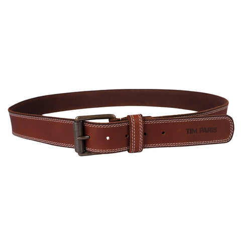 Light Brown Leather Belt For Men Tim Paris