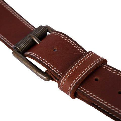 Light Brown Leather Belt For Men Tim Paris