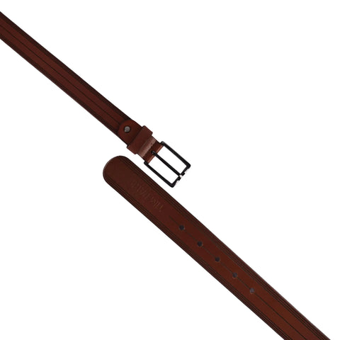 Brown Leather Belt For Men Tim Paris