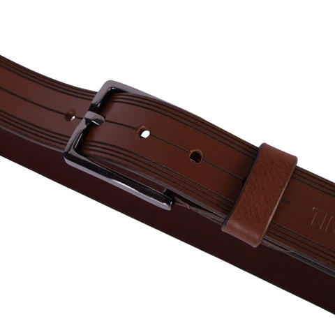 Brown Leather Belt For Men Tim Paris