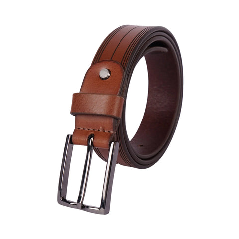 Brown Leather Belt For Men Tim Paris