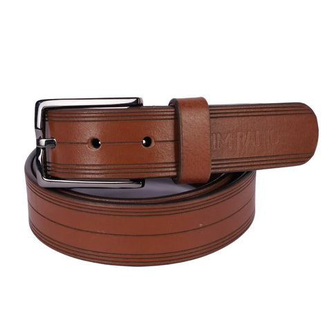 Brown Leather Belt For Men Tim Paris