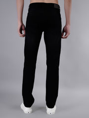 Men's Solid Black Jeans