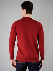 Tim Paris Solid Pullover for Men
