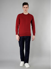 Tim Paris Solid Pullover for Men