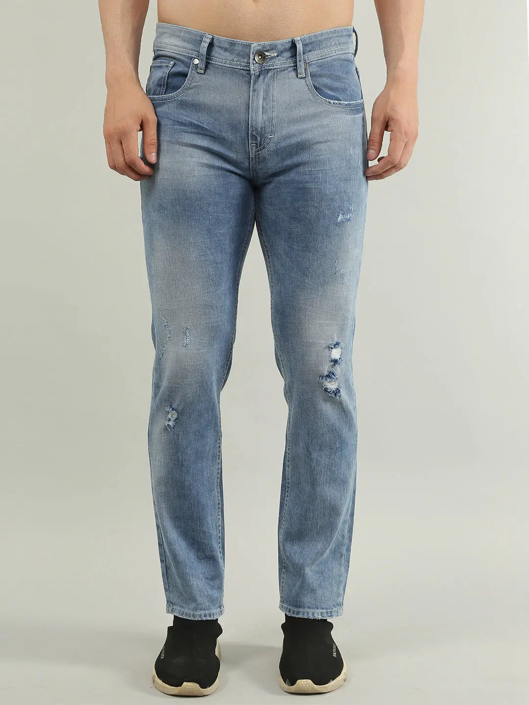Light Wash Ferdinand Slim Tapered Jeans TIM PARIS