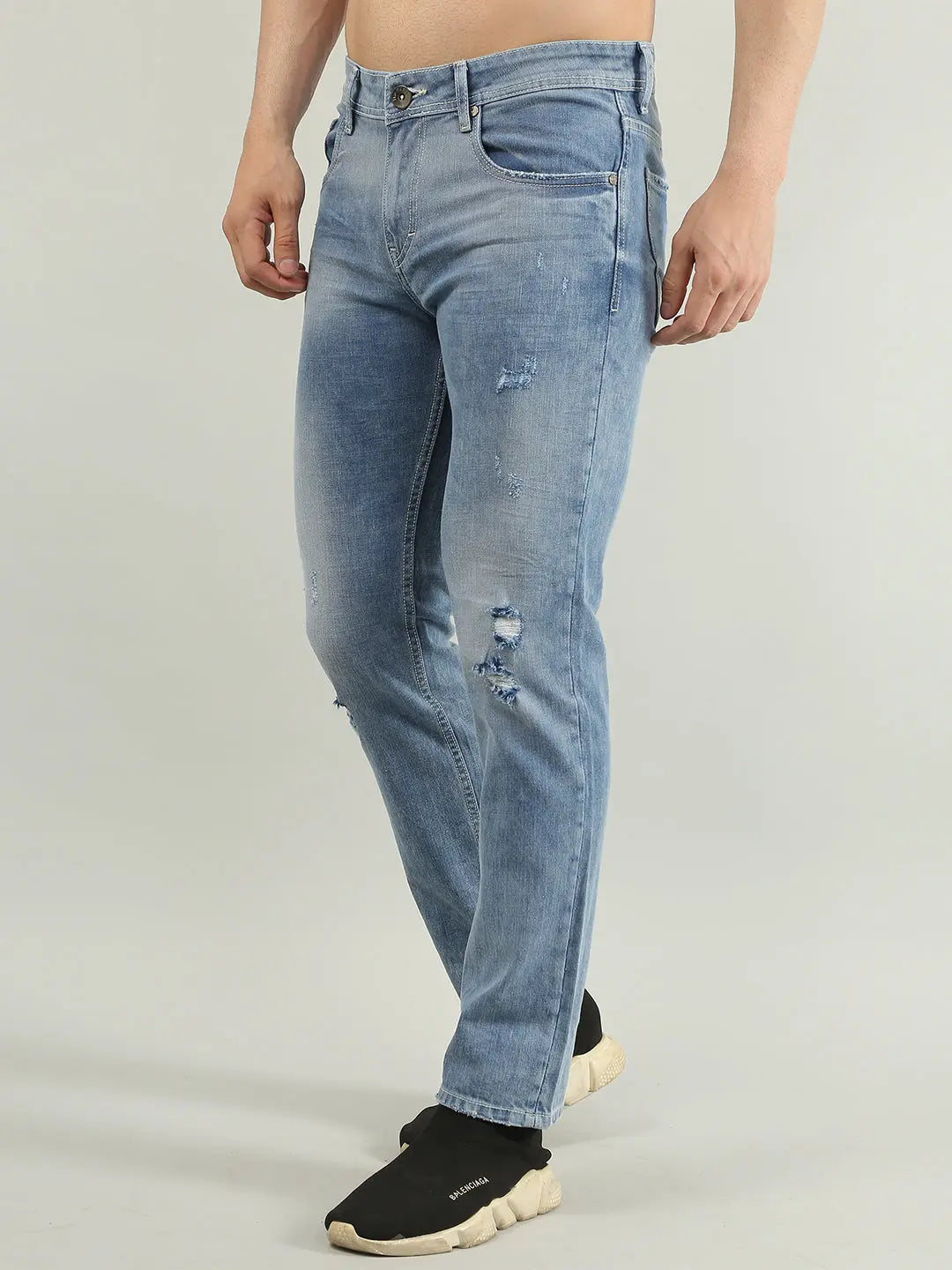 Light Wash Ferdinand Slim Tapered Jeans TIM PARIS