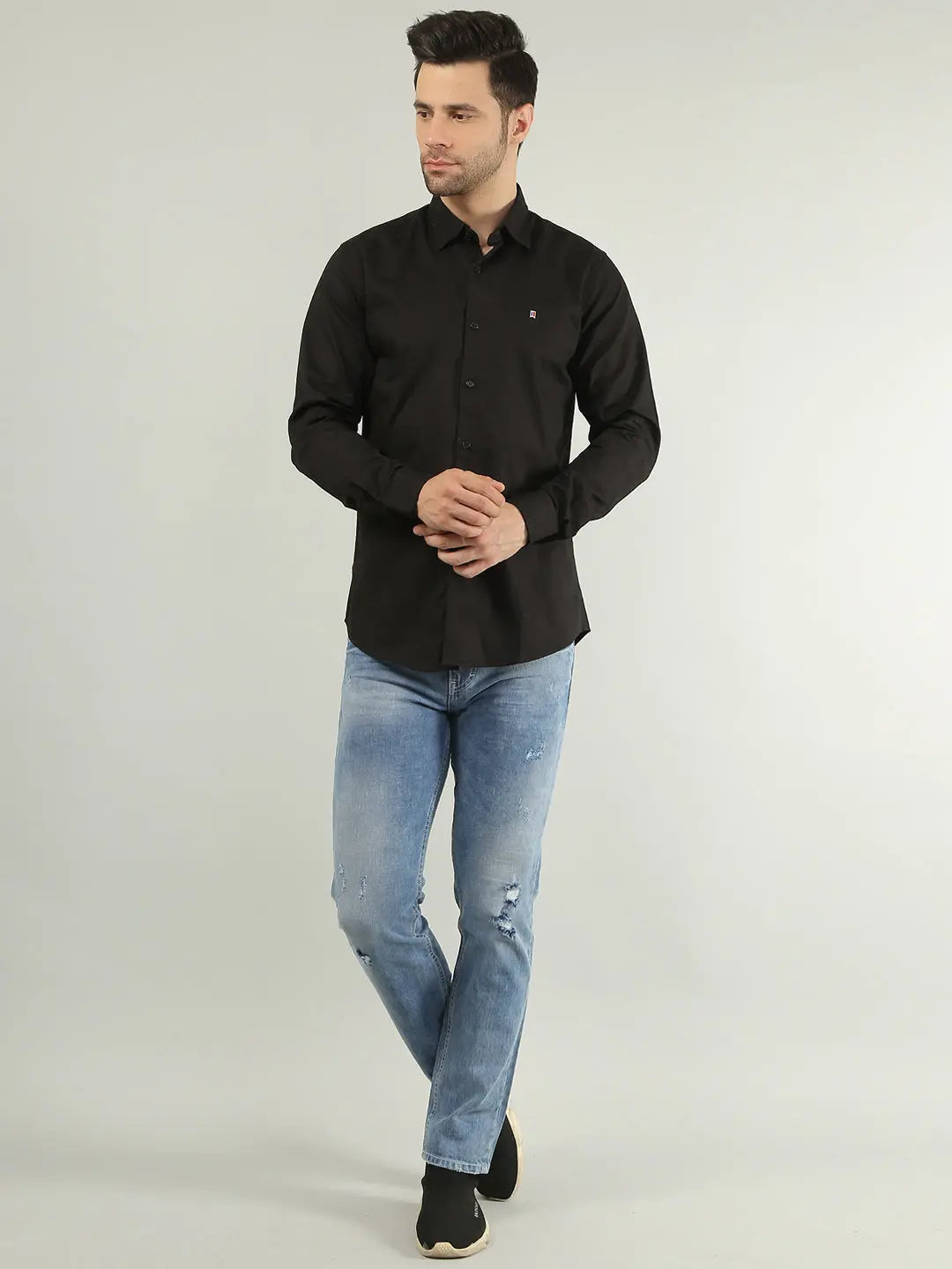 Light Wash Ferdinand Slim Tapered Jeans TIM PARIS