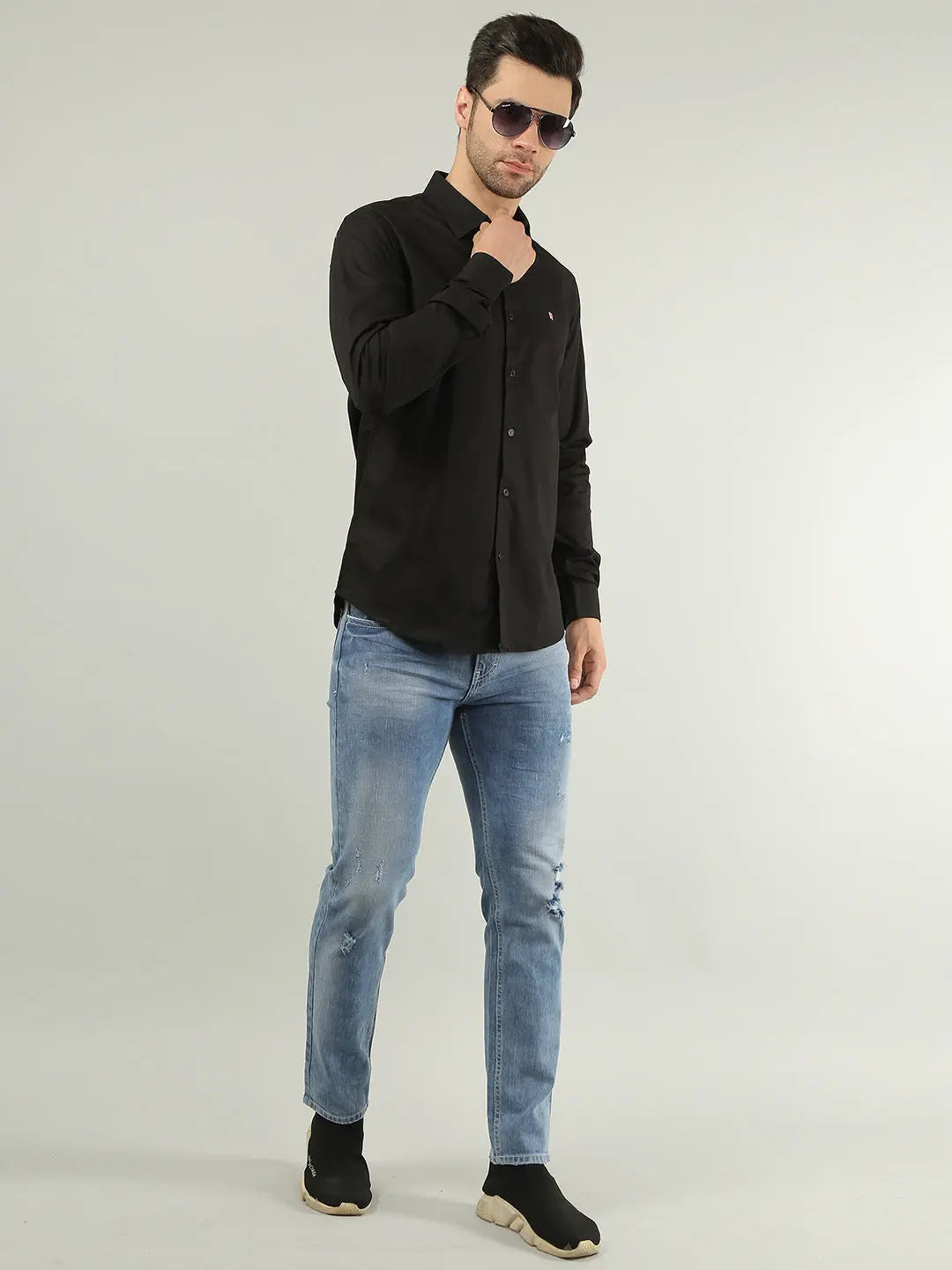 Light Wash Ferdinand Slim Tapered Jeans TIM PARIS