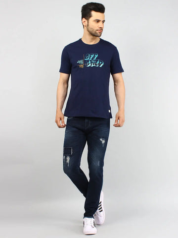 Dark Wash Ferdinand Slim Tapered Jeans TIM PARIS