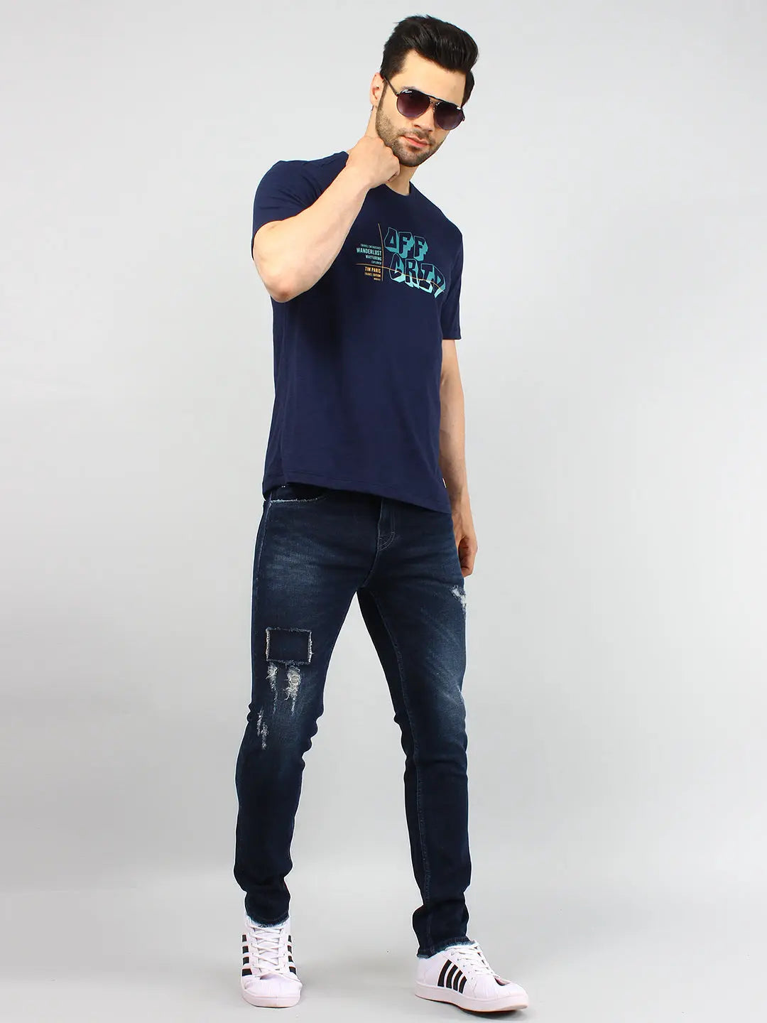 Dark Wash Ferdinand Slim Tapered Jeans TIM PARIS