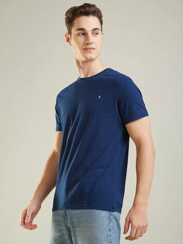Light Wash Solid T-Shirt Tim Paris