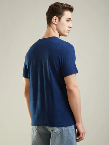 Light Wash Solid T-Shirt Tim Paris