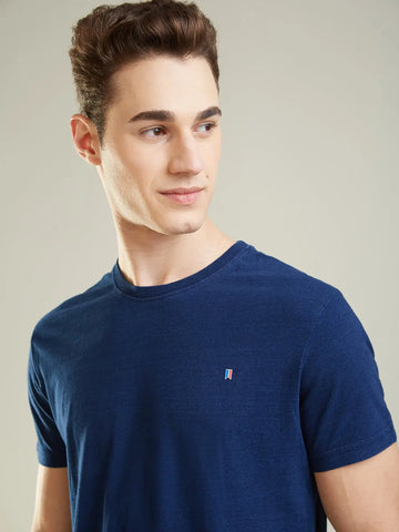 Light Wash Solid T-Shirt Tim Paris