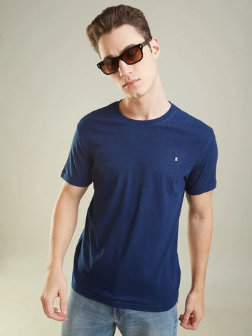 Light Wash Solid T-Shirt Tim Paris