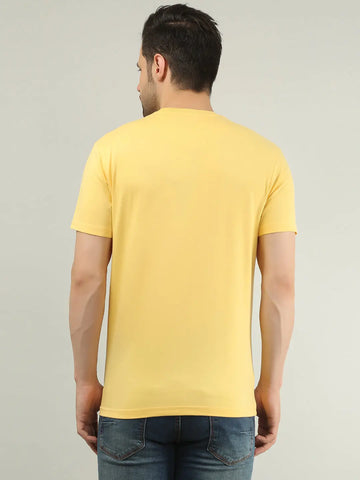 Tourmaline Yellow Printed T-Shirt Tim Paris