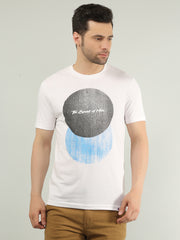 White Printed T-Shirt