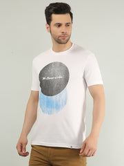 White Printed T-Shirt