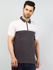 Anthra Printed Polo Tshirt