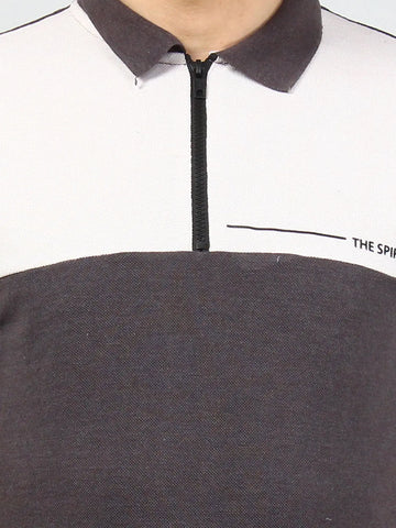 Anthra Printed Polo Tshirt Tim Paris