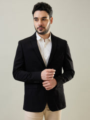 Black Structure Blazers