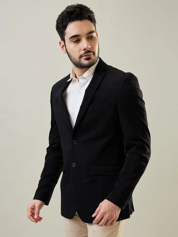Black Structure Blazers Tim Paris