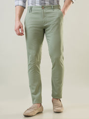 Green Slim Fit Chinos