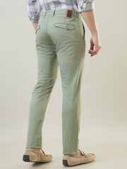 Green Slim Fit Chinos