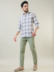 Green Slim Fit Chinos