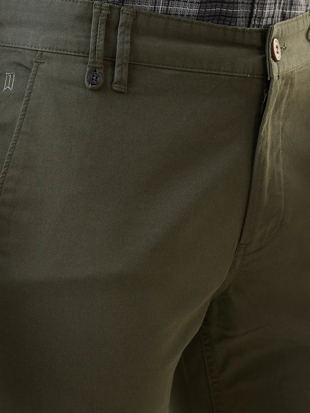 Olive Green Louis Slim Tapered Chinos TIM PARIS