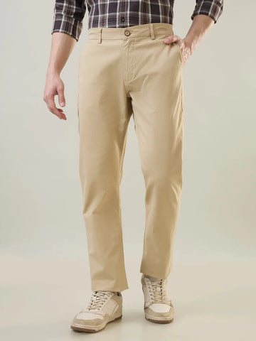 Lt Camel Relaxed Fit Chinos Tim Paris