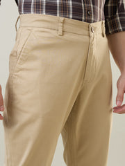 Lt Camel Relaxed Fit Chinos