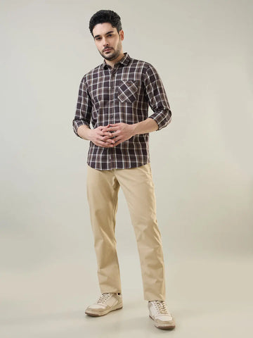 Lt Camel Relaxed Fit Chinos Tim Paris