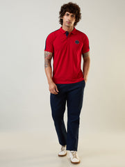 Navy Blue Relaxed Fit Chinos