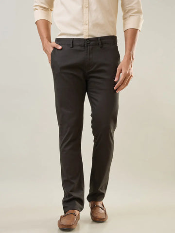 Dark Green Slim Fit Chinos Tim Paris