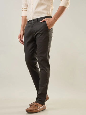 Dark Green Slim Fit Chinos Tim Paris