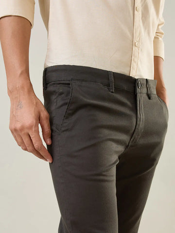 Dark Green Slim Fit Chinos Tim Paris