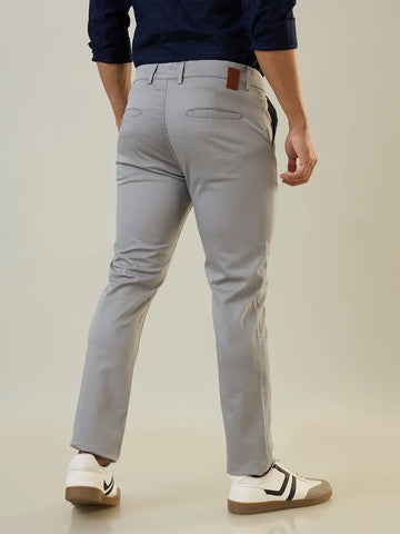 Lt Grey Slim Fit Chinos Tim Paris